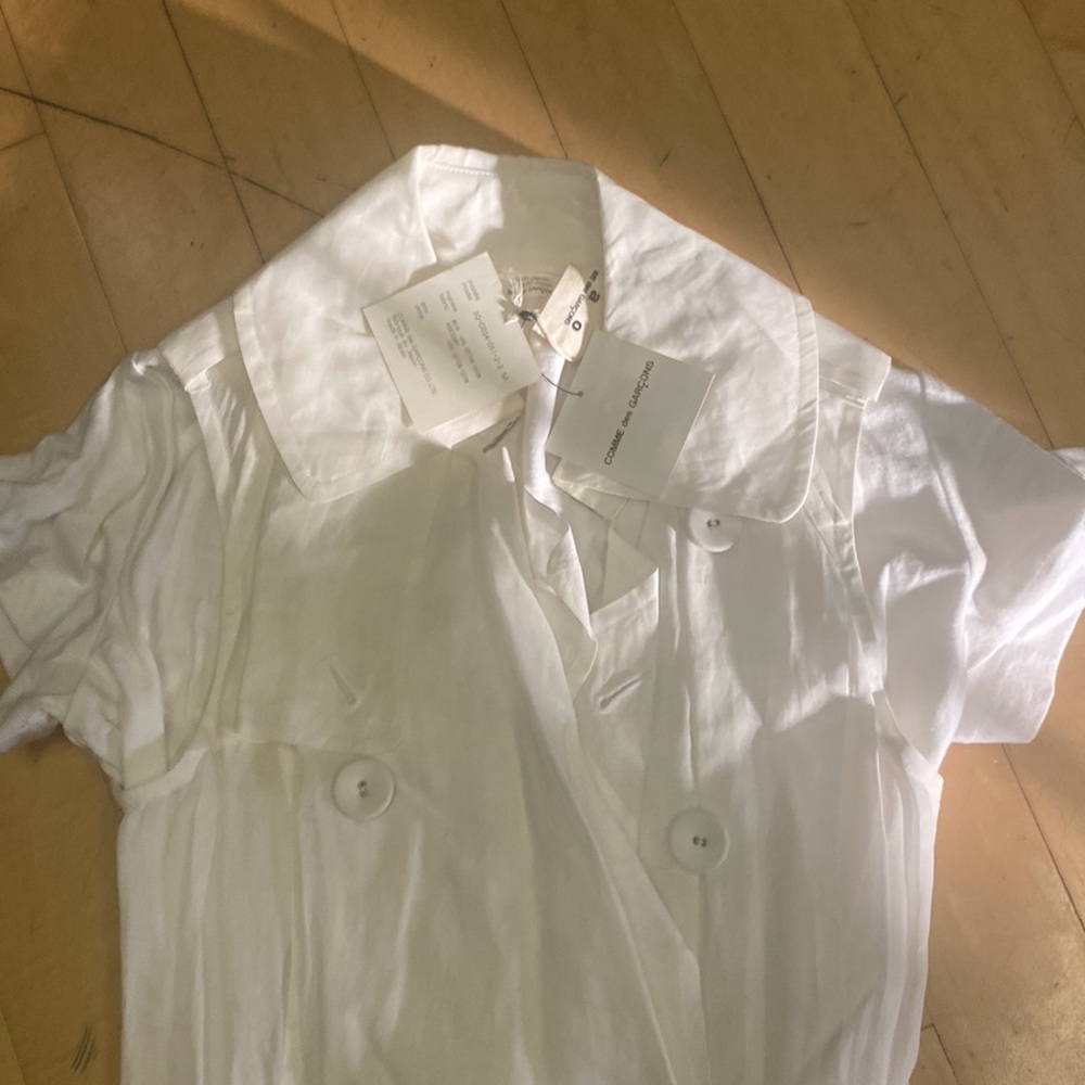 Comme des Garçon TAO linen trench dress M NWT - Picture 9 of 16